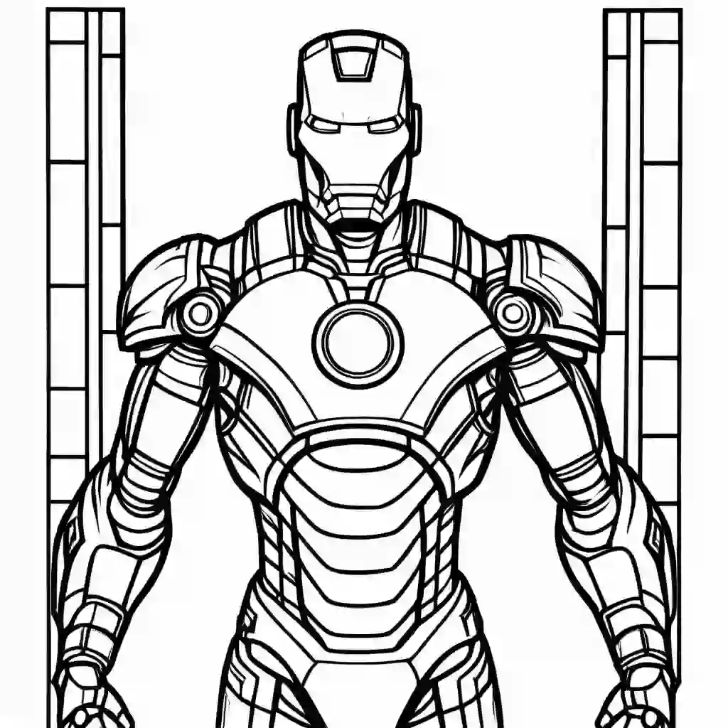 Ironman coloring pages